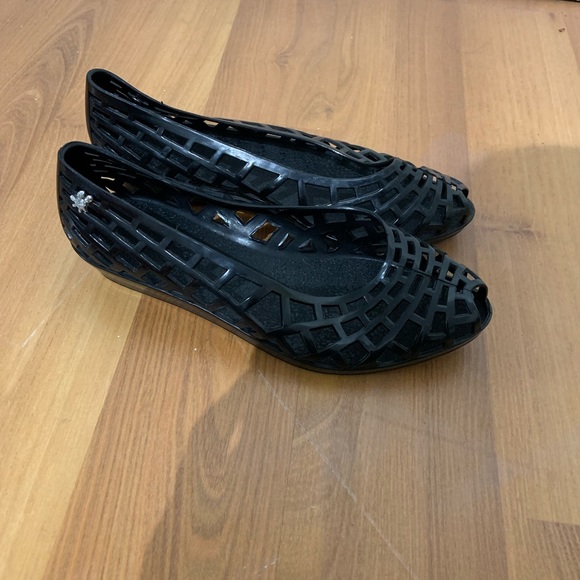 Jelly Peep Toe Sandals - Picture 2 of 6